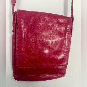 HOBO Berry Pink Leather Crossbody